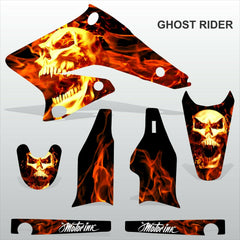 Suzuki RMZ 250 2004-2006 GHOST RIDER motocross racing decals set MX graphics kit