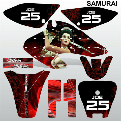 Honda XR 80-100 2001-2004 SAMURAI racing motocross decals MX graphics kit