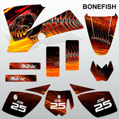 KTM SX 50 2002-2008 BONEFISH motocross racing decals stripe set MX graphics kit