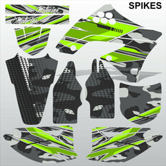 Kawasaki KXF 450 2009-2011 SPIKES motocross racing decals set MX graphics kit