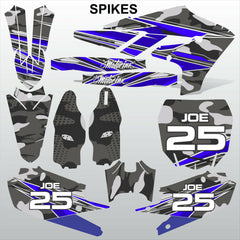 Yamaha YZF 250 2019-2021 SPIKES motocross racing decals set MX graphics kit