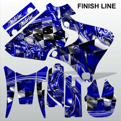 Yamaha WRF 250 426 1998-2002 FINISH LINE motocross decals set MX graphics kit