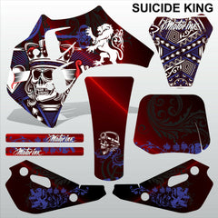 ТМ RACING 50 SUICIDE KING motocross racing decals set MX graphics stripes kit