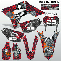 HONDA CR 250 450 2018-2021 UNFORGIVEN motocross racing decals  set MX graphics