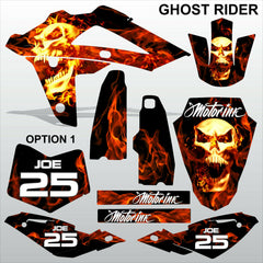 HUSQVARNA 250 450 510 2008-2010 GHOST RIDER motocross decals set MX graphics kit