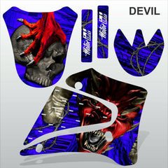 Yamaha TTR125 2000-2007 DEVIL RIDER motocross racing decals set MX graphics kit