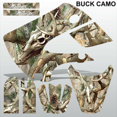 Kawasaki KX 65 2000-2015 BUCK CAMO motocross racing decals set MX graphics kit