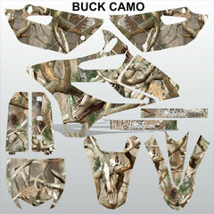 Yamaha YZ 85 2015 BUCK CAMO motocross racing decals set MX graphics stripes kit