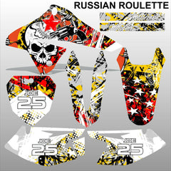 SUZUKI DRZ 125 2008-2019 RUSSIAN ROULETTE motocross racing decals MX graphics