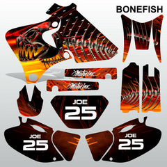 Yamaha WRF 250 426 1998-2002 BONEFISH motocross decals set MX graphics kit