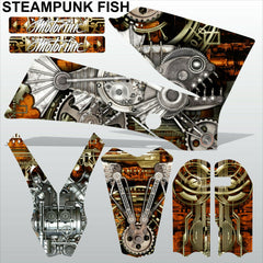 KTM SX 85-105 2006-2012 STEAMPUNK FISH motocross racing decals set MX graphics
