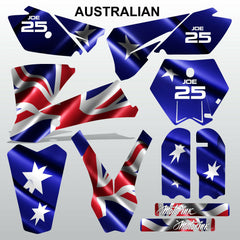 KTM SX 85-105 2003-2005 AUSTRALIAN motocross racing decals set MX graphics