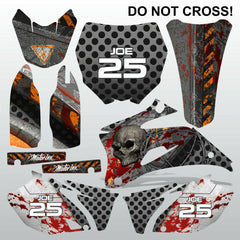 Yamaha YZF 250 450 2008 DO NOT CROSS motocross decals set MX graphics kit