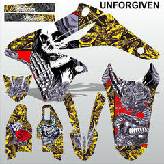 SUZUKI RMZ 250 2010-2018 UNFORGIVEN motocross racing decals set MX graphics kit