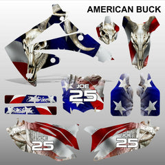 Honda CRF 450 2009-2012 AMERICAN BUCK  motocross decals MX graphics set