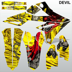 SUZUKI RMZ 450 2018-2021 DEVIL motocross racing decals set MX graphics kit