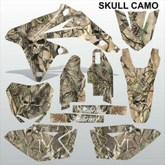 SUZUKI RMZ 450 2008-2017 SKULL CAMO motocross racing decals set MX graphics kit