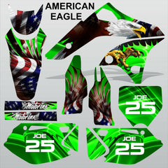 Kawasaki KXF 250 2006-2008 AMERICAN EAGLE motocross racing decals MX graphics