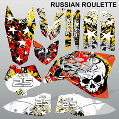 KTM SX 2007-2010 RUSSIAN ROULETTE motocross decals racing stripes  MX graphics