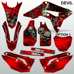 HONDA CR 250 450 2018-2021 DEVIL motocross racing decals set MX graphics kit