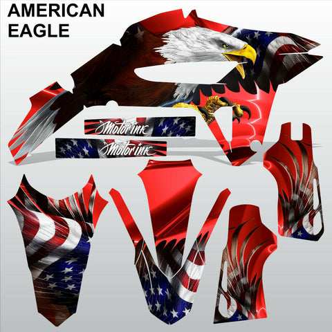 HONDA CRF 450R 2021 AMERICAN EAGLE motocross racing decals set MX graphics kit