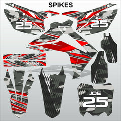 Honda CRF450 2013-2014 CRF250 2014 SPIKES motocross decals MX graphics kit