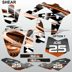 HUSQVARNA 250 450 510 2008-2010 SHEAR motocross racing decals set MX graphics