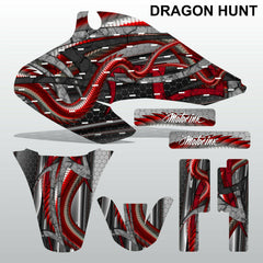 Honda XR 70 2001-2003 DRAGON HUNT motocross decals set MX graphics kit