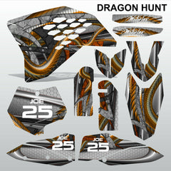 KTM SX 2007-2010 DRAGON HUNT motocross decals racing stripes set MX graphics