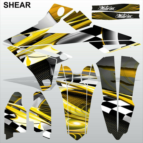 SUZUKI RMZ 450 2018-2021 SHEAR motocross racing decals set MX graphics kit