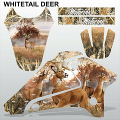 SUZUKI DRZ 125 2001-2007 WHITETAIL DEER motocross racing decals set MX graphics