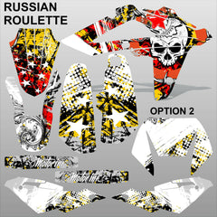 HUSQVARNA CR WR 125 2009-2013 RUSSIAN ROULETTE motocross decals set MX graphics