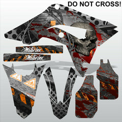 HONDA CR 250 450 2018-2021 DO NOT CROSS motocross racing decals set MX graphics