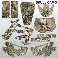 TM MX 125 250 300 450 2008-2014 SKULL CAMO motocross decals set MX graphics kit