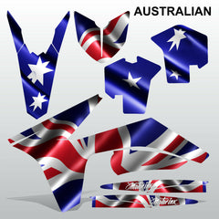 KTM SX 2011 2012 AUSTRALIAN motocross racing decals stripes set MX graphics