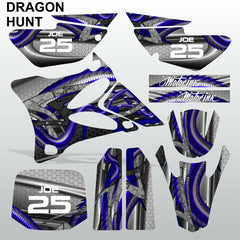 Yamaha YZ 85 2002-2014 DRAGON HUNT motocross racing decals set MX graphics kit