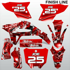 HONDA CRF 450R 2021 FINISH LINE motocross racing decals set MX graphics kit