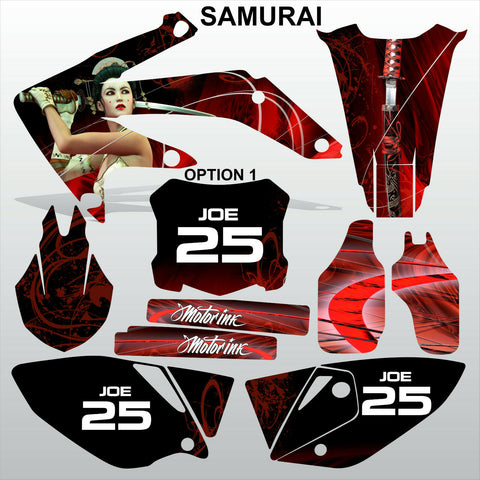 Honda CRF 450X 2005-2016 SAMURAI racing motocross decals set MX graphics kit
