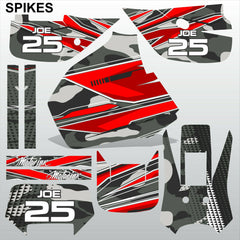 Honda XR 650R 1992-1999 SPIKES motocross racing decals set MX graphics kit