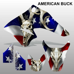 SUZUKI DRZ 70 AMERICAN BUCK motocross decals racing stripes set MX graphics kit