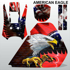 Honda XR 250 1986-1995 AMERICAN EAGLE motocross racing decals set MX graphics