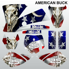 KTM SX 50 2002-2008 AMERICAN BUCK motocross racing decals stripe set MX graphics