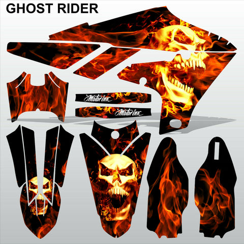 Yamaha YZF 250 2019-2021  GHOST RIDER motocross racing decals set MX graphics