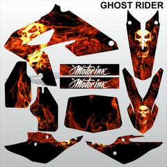 BMW G450X GHOST RIDER motocross racing decals set MX graphics stripes kit