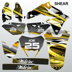 Suzuki RMX 450Z 2011-2013 SHEAR motocross racing decals set MX graphics kit