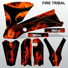 KTM SX 85-105 2003-2005 FIRE TRIBAL motocross racing decals set MX graphics