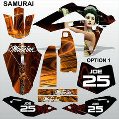 HUSQVARNA 250 450 510 2008-2010 SAMURAI motocross decals set MX graphics kit