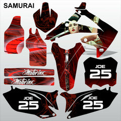 Honda CRF 450 2009-2012 SAMURAI racing motocross decals set MX graphics kit