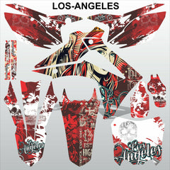 Honda CRF450 2013-2014 CRF250 2014 LOS-ANGELES motocross decals MX graphics kit