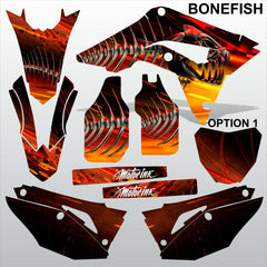 HONDA CR 250 450 2018-2021 BONEFISH motocross race decals set MX graphics kit